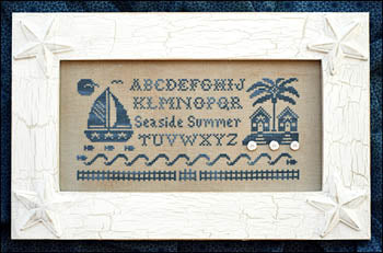 Seaside Summer Alphabet (with Silk and buttons)