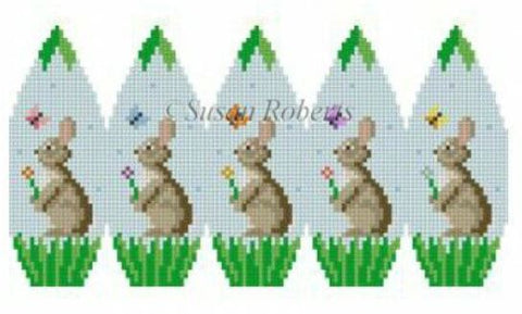 Bunnies/Butterflies 3D Stand-Up Egg  