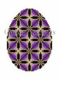 Cathedral Quilt Purple Egg