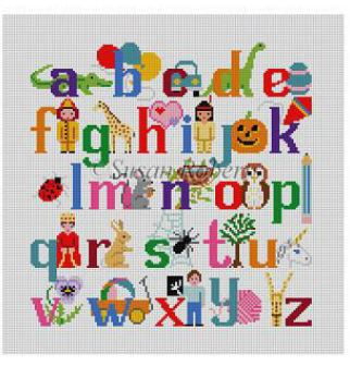Childs Seat - Alphabet w/Characters