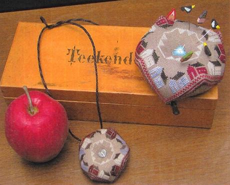 Schoolhouse Necklace and Biscornu