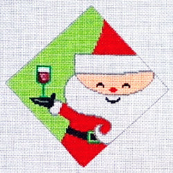 Santa w/Wine