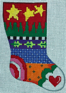 Mini Sock - Bright Star/Heart