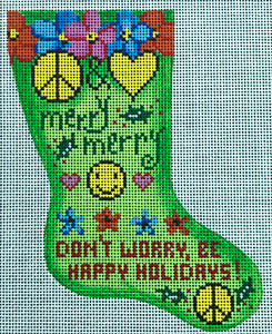 Mini Sock - Peace/Love