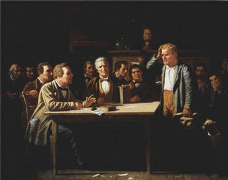 Puzzled Witness, The  (George Caleb Bingham)