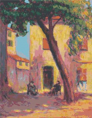 Landscape from Saint Tropez (Nicolae Darascu)