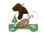 Digging w/Chocolate Lab– Stitch Therapy Needleworks