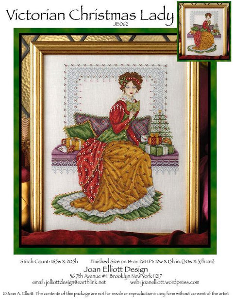 Victorian Christmas Lady