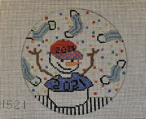 Snowman Mask Ornament