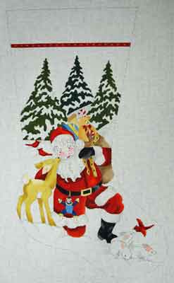 Santa w/Fawn