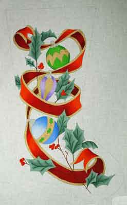Ribbon w/Ornaments