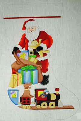Santa w/Train