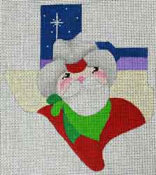 Texas Shape - Texas Santa