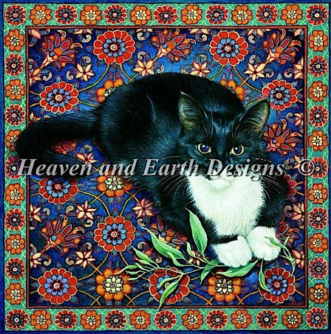 Posky on Oriental Rug