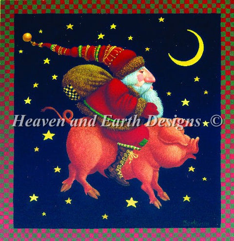 Santa On the Pig
