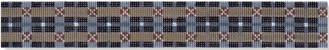 Geometric Beige/Blue Belt