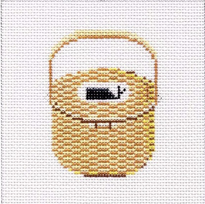 Nantucket Basket w/Whale