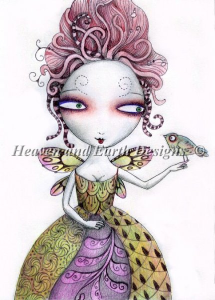 Fairy With Bird
