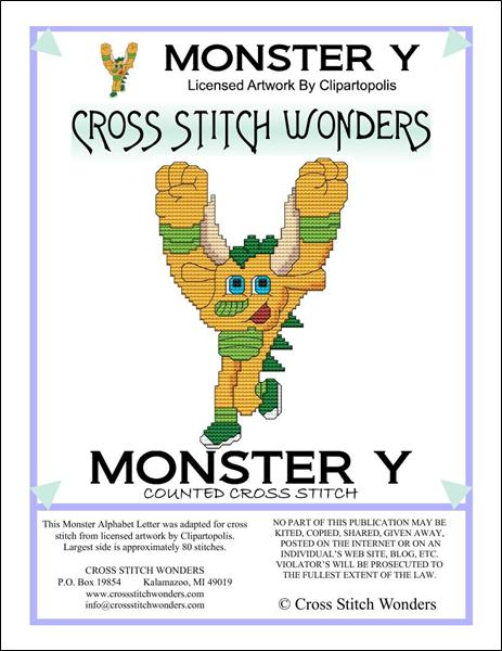 Monster Letter Y