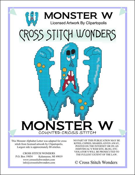 Monster Letter W