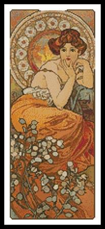 Topaz - small  (Alphonse Mucha)
