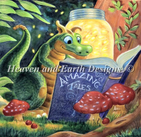 Reading by Firefly Light