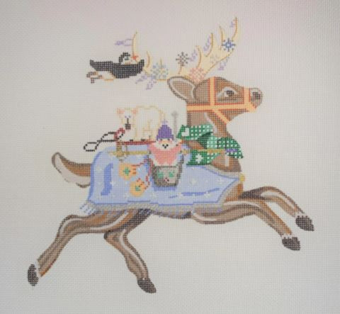 Blitzen w/Snowflakes