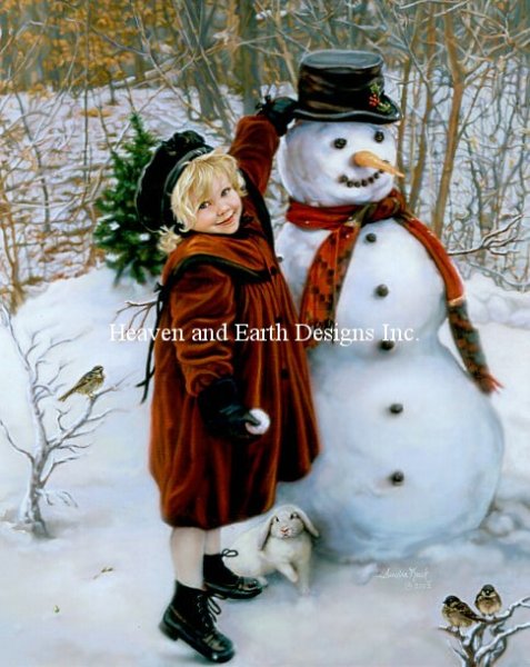 Girl Snowman