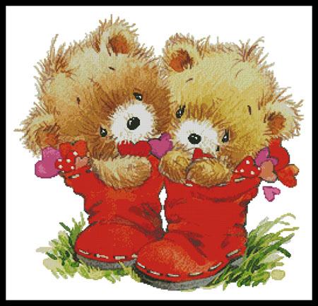 Teddies in Boots  (Lena Faenkova)