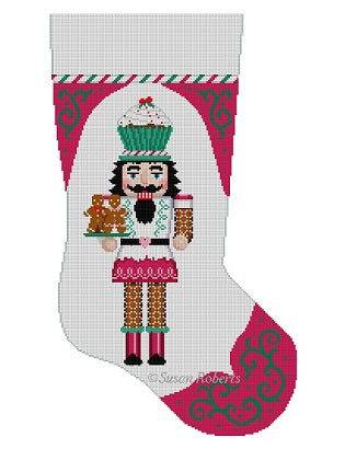 Cupcake Nutcracker Stocking