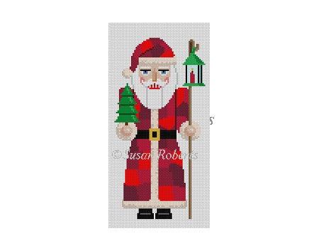 Nutcracker Patchwork Santa