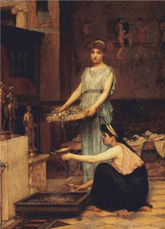 Household Gods, The (John William Waterhouse)
