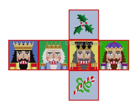Nutcrackers Cube Ornament