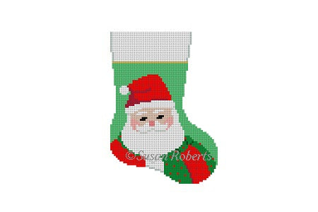 Scarf Santa Mini Stocking