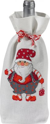 Santa Bottle Aprons