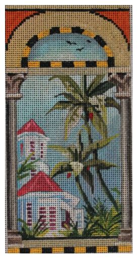 Arch/Palms Eyeglass Case