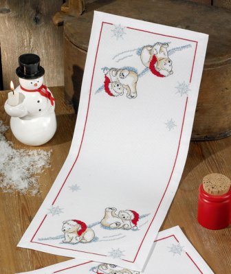 Ice / Bear Table Runner