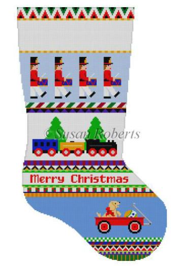 Bold Stripe Drummers/Train Stocking