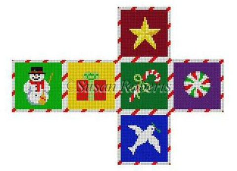 Christmas Times - Cube Ornament