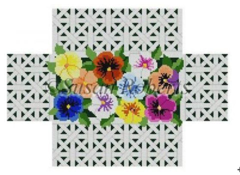 Pansy Basket Brick Cover
