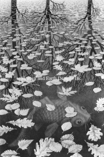 Supersized Three Worlds - M.C. Escher	