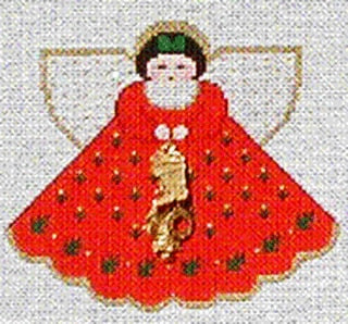 Merry Christmas Angel w/Charm
