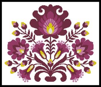 Polish Folk Art - Plum  (Ancymonic)