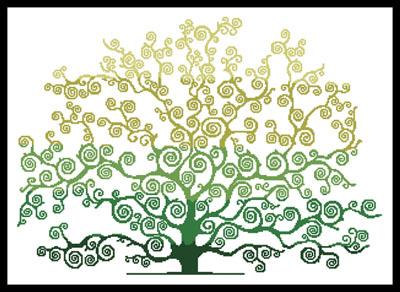 Summer Tree Silhouette