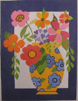 Flowers in Yellow Vase
