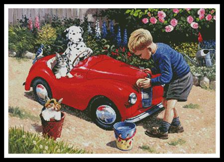 Cleaning the Car  (Kevin Walsh)