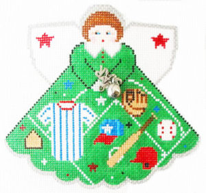 Baseball/Softball Star Angel - Charm included