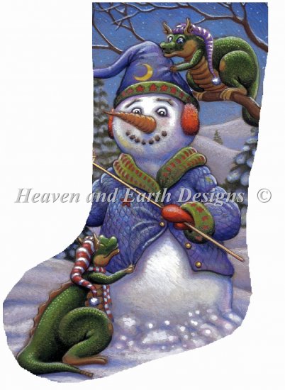 Stocking Snowman Magic