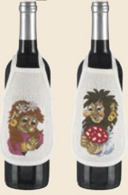 Rudolf Bottle Aprons (Set of 2)