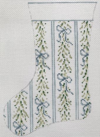 Bow and Garland Mini Sock
